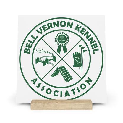 BELL VERNON KENNEL ASSOCIATION Gallery Board with Stand
