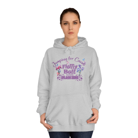 JUMPING FOR CANDI - Flowers Unisex College Hoodie