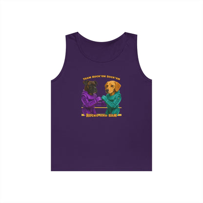 ROCKO SAM Unisex Heavy Cotton Tank Top