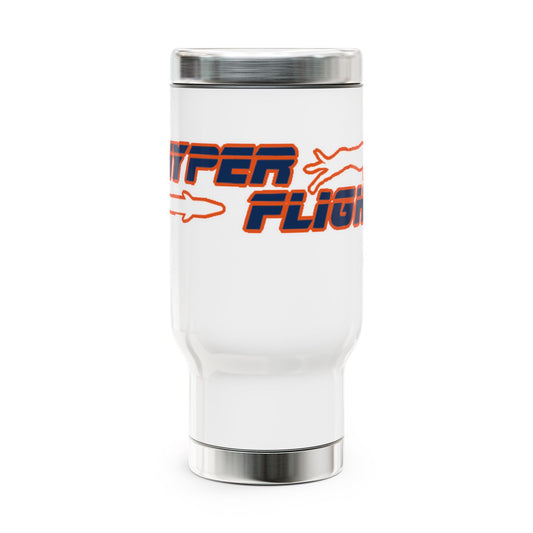 HYPERFLIGHT FLYBALL  Stainless Steel Travel Mug with Handle, 14oz