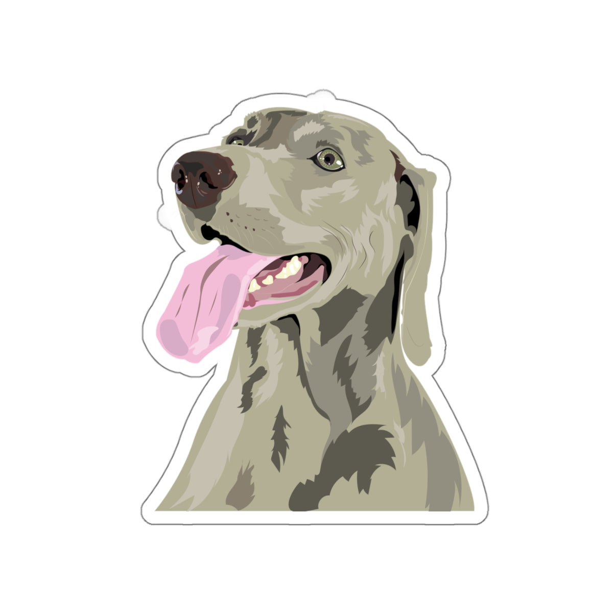 Weimaraner Die-Cut Stickers