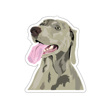 Weimaraner Die-Cut Stickers