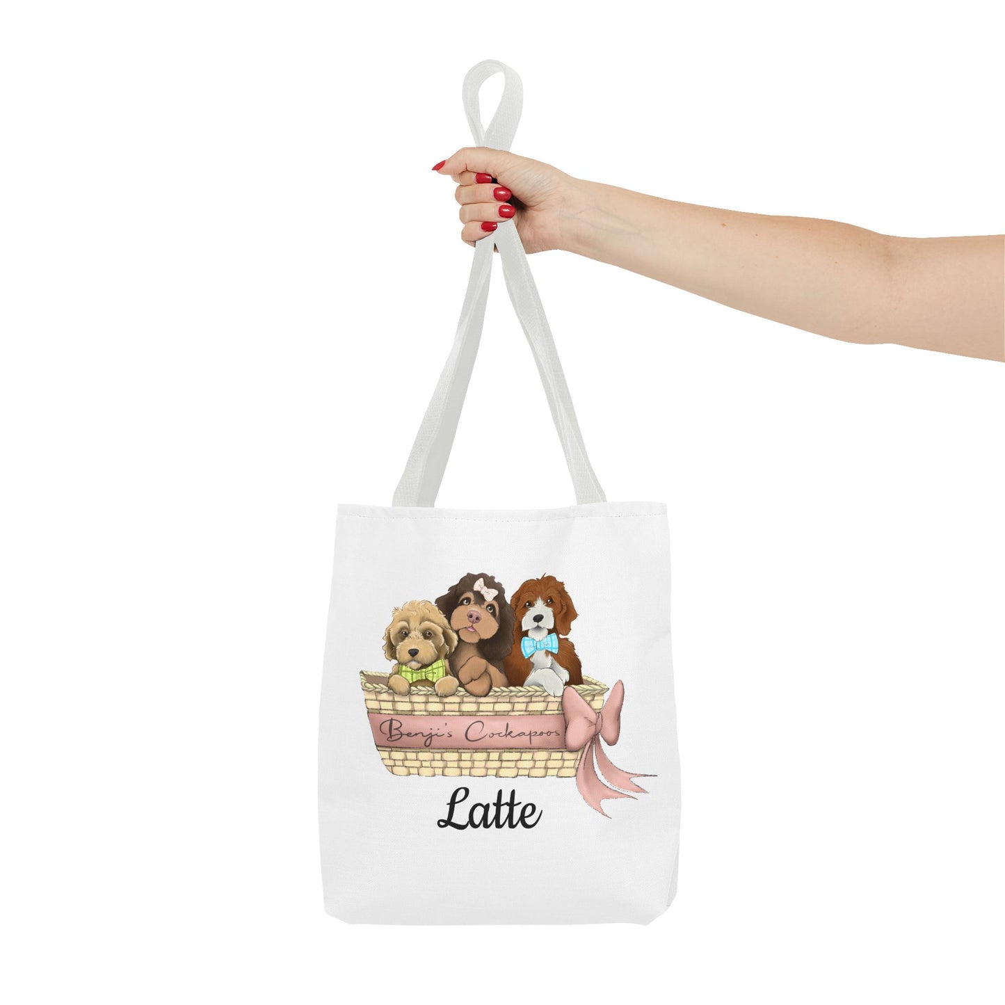Latte Benjis Cockapoos Tote Bag