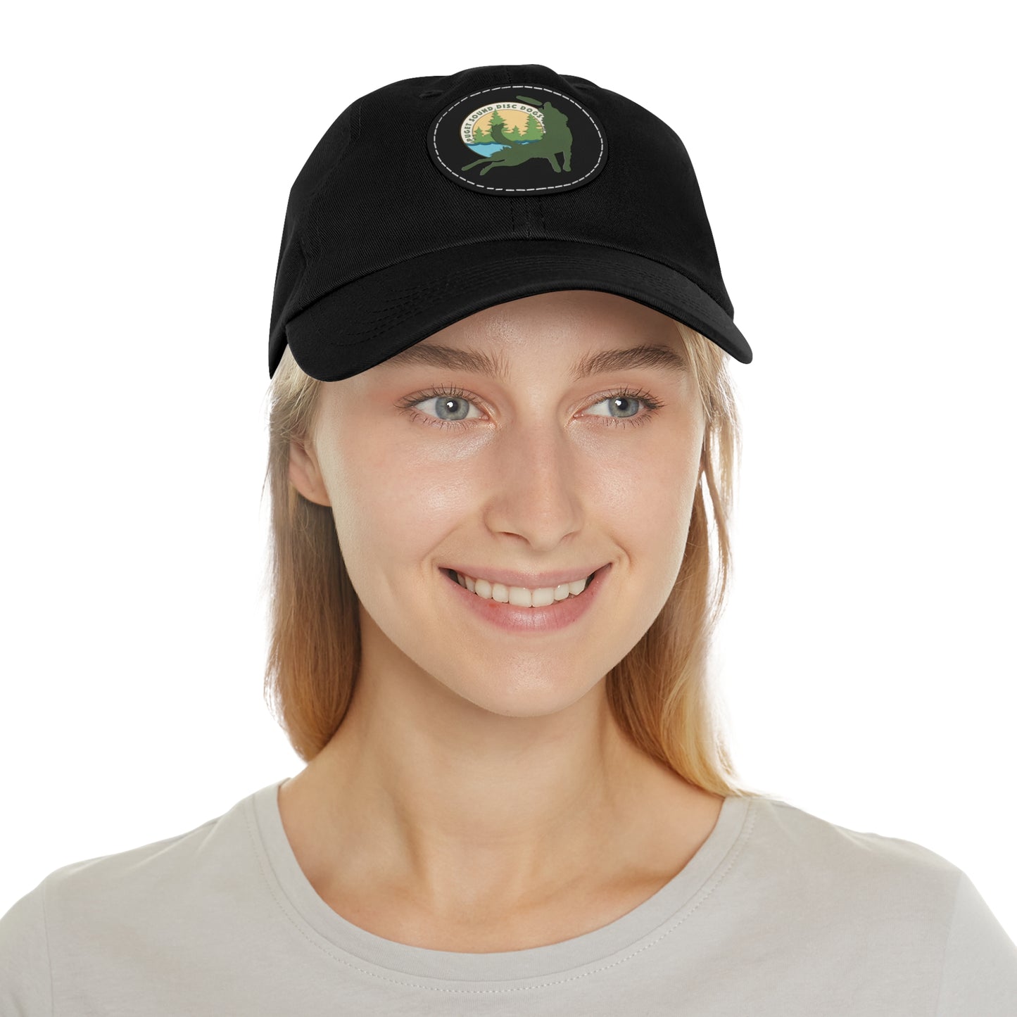 Puget Sound Disc Dogs Hat with Leather Patch (Round)