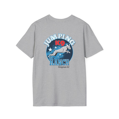 Jumping K9 Ranch  Unisex Softstyle T-Shirt