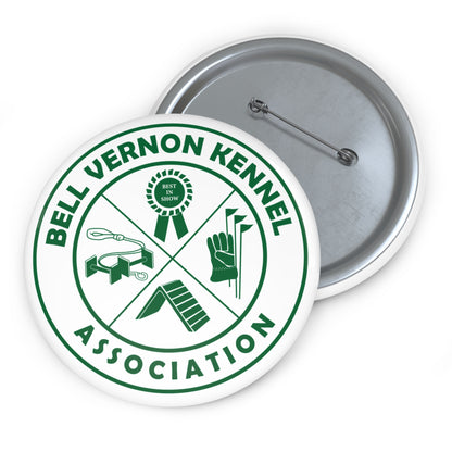 BELL VERNON KENNEL ASSOCIATION Custom Pin Buttons