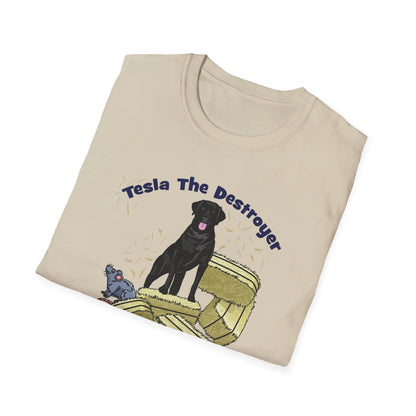 TESLA Barn Hunt Unisex Softstyle T-Shirt