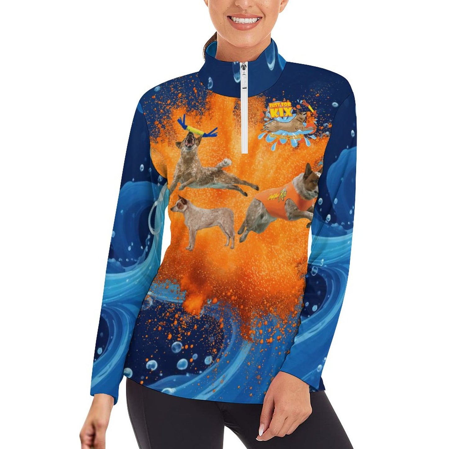 KIX 1/4 Zipper Long Sleeve Zip