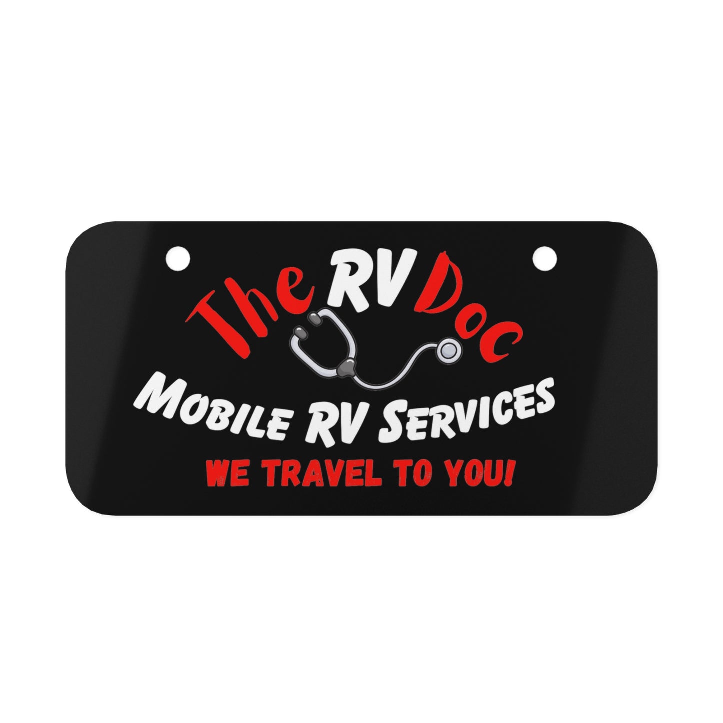 RV DOC Mini License Plate