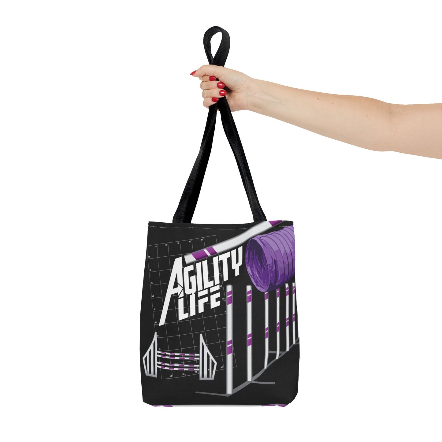 AGILITY LIFE BLACK Tote Bag