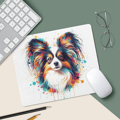 PAPILLON PAINT SPLATTER  Square Mouse Pad