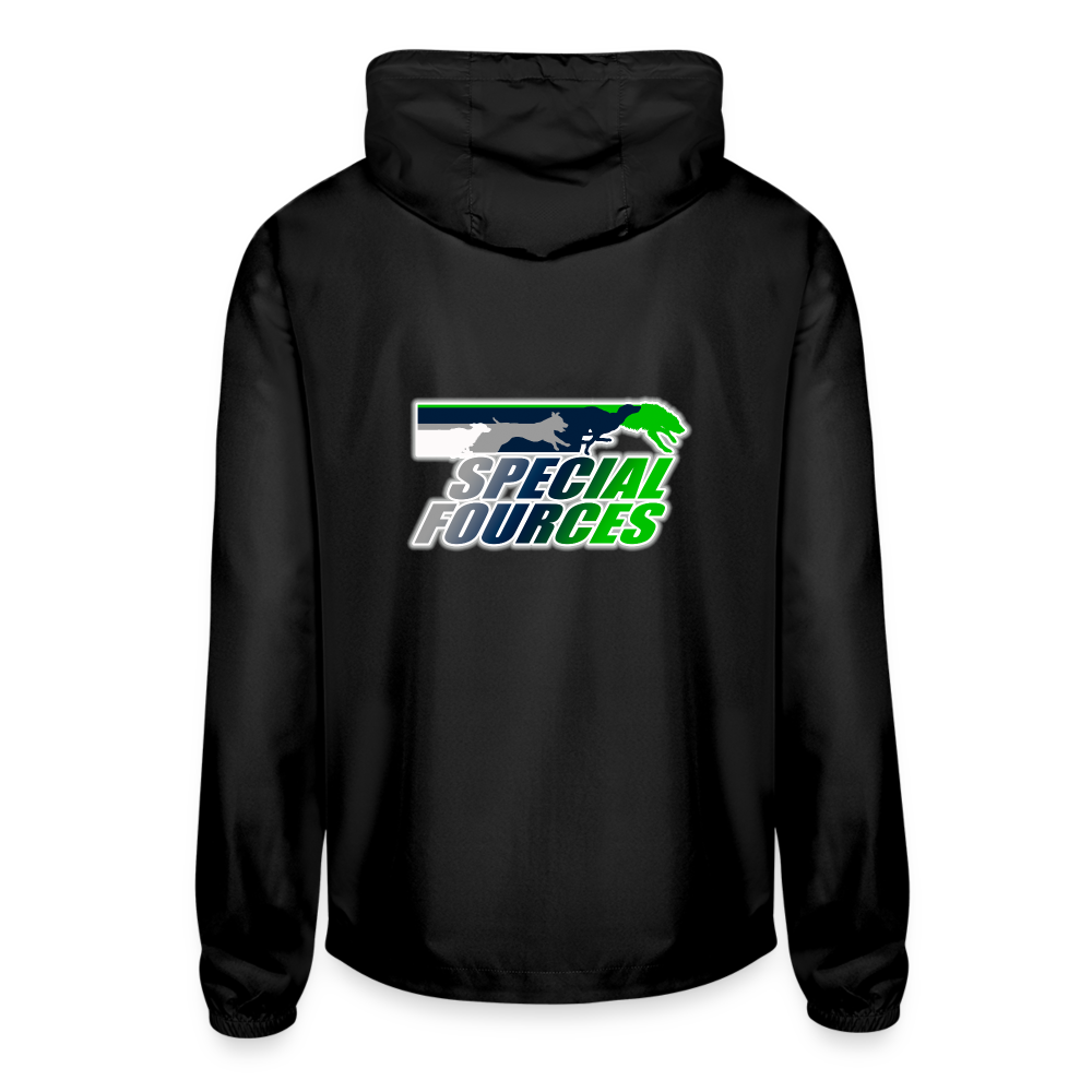 SPECIAL FORCES FLYBALL  Unisex Lightweight Windbreaker Jacket - black