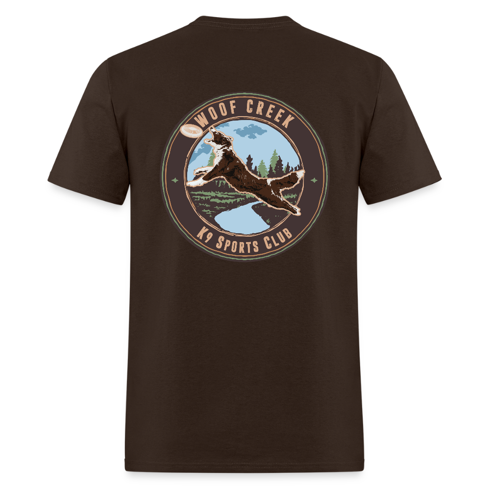 MONTY-  WOOF CREEK Unisex Classic T-Shirt - brown