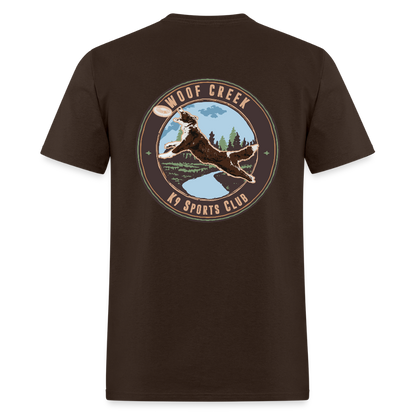 MONTY-  WOOF CREEK Unisex Classic T-Shirt - brown
