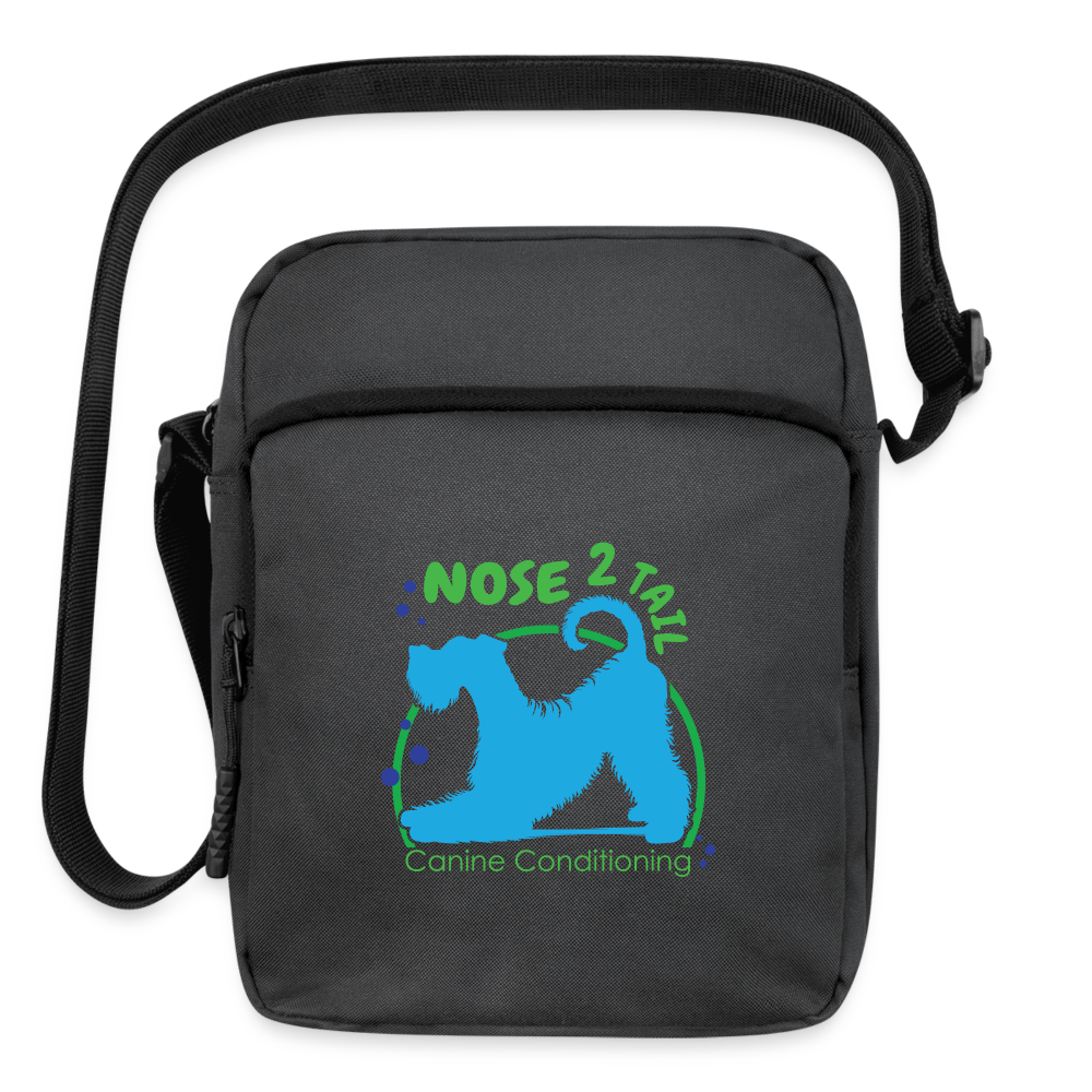 NOSE TO TAIL Crossbody Bag - charcoal grey