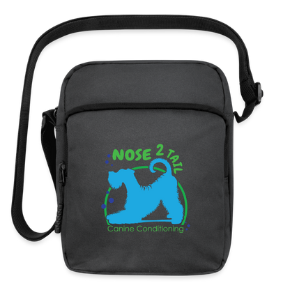 NOSE TO TAIL Crossbody Bag - charcoal grey