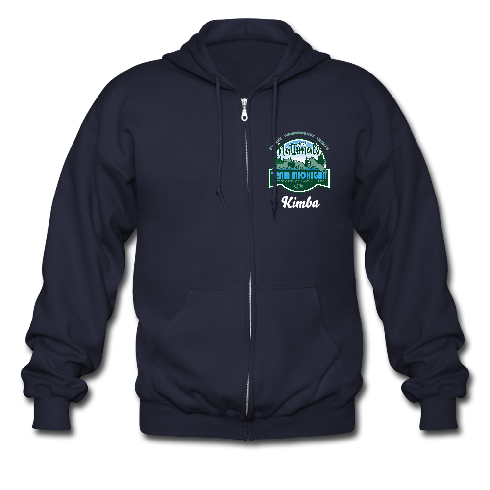 Kimba - CPE TEAM MICHIGAN Zip Hoodie - navy