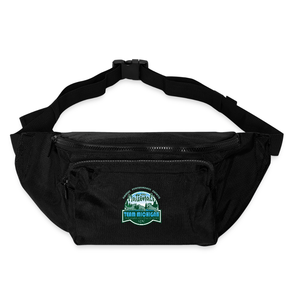 CPE TEAM MICHIGAN Large Crossbody Hip Bag - black