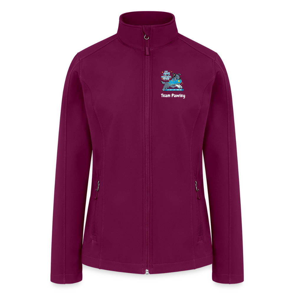 Team Pawley CPE 2025  Women’s Soft Shell Jacket - raspberry