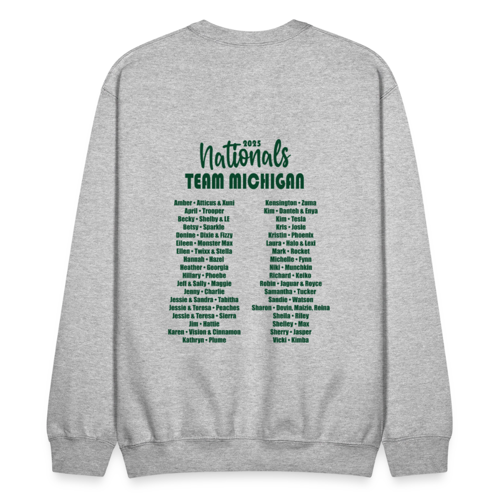 CPE TEAM MICHIGAN Crewneck Sweatshirt - heather gray