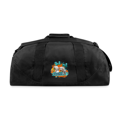 Y O S H I Recycled Duffel Bag - black