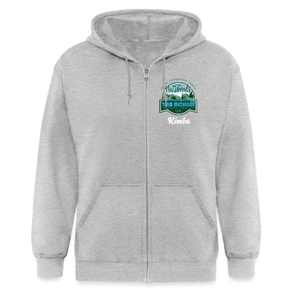 Kimba - CPE TEAM MICHIGAN Zip Hoodie - heather gray