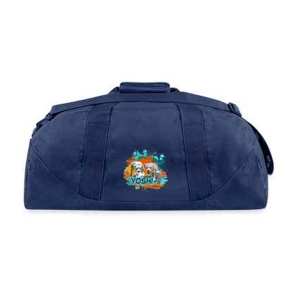 Y O S H I Recycled Duffel Bag - navy