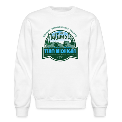 CPE TEAM MICHIGAN Crewneck Sweatshirt - white