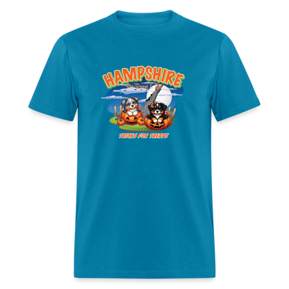 HAMPSHIRE PET - HALLOWEEN Unisex Classic T-Shirt - turquoise