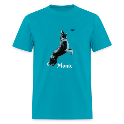 MONTY-  WOOF CREEK Unisex Classic T-Shirt - turquoise