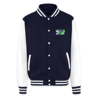 SPECIAL FORCES FLYBALL  Letterman Jacket - navy/white