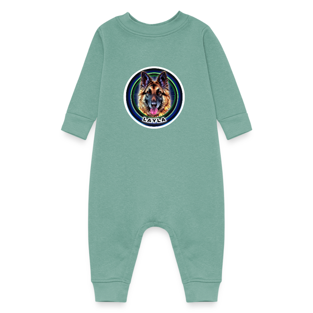 LAYLA Baby Fleece One Piece - saltwater