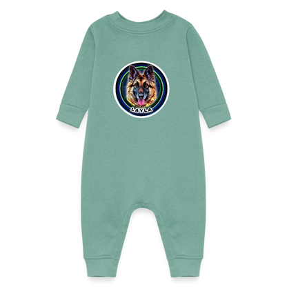 LAYLA Baby Fleece One Piece - saltwater