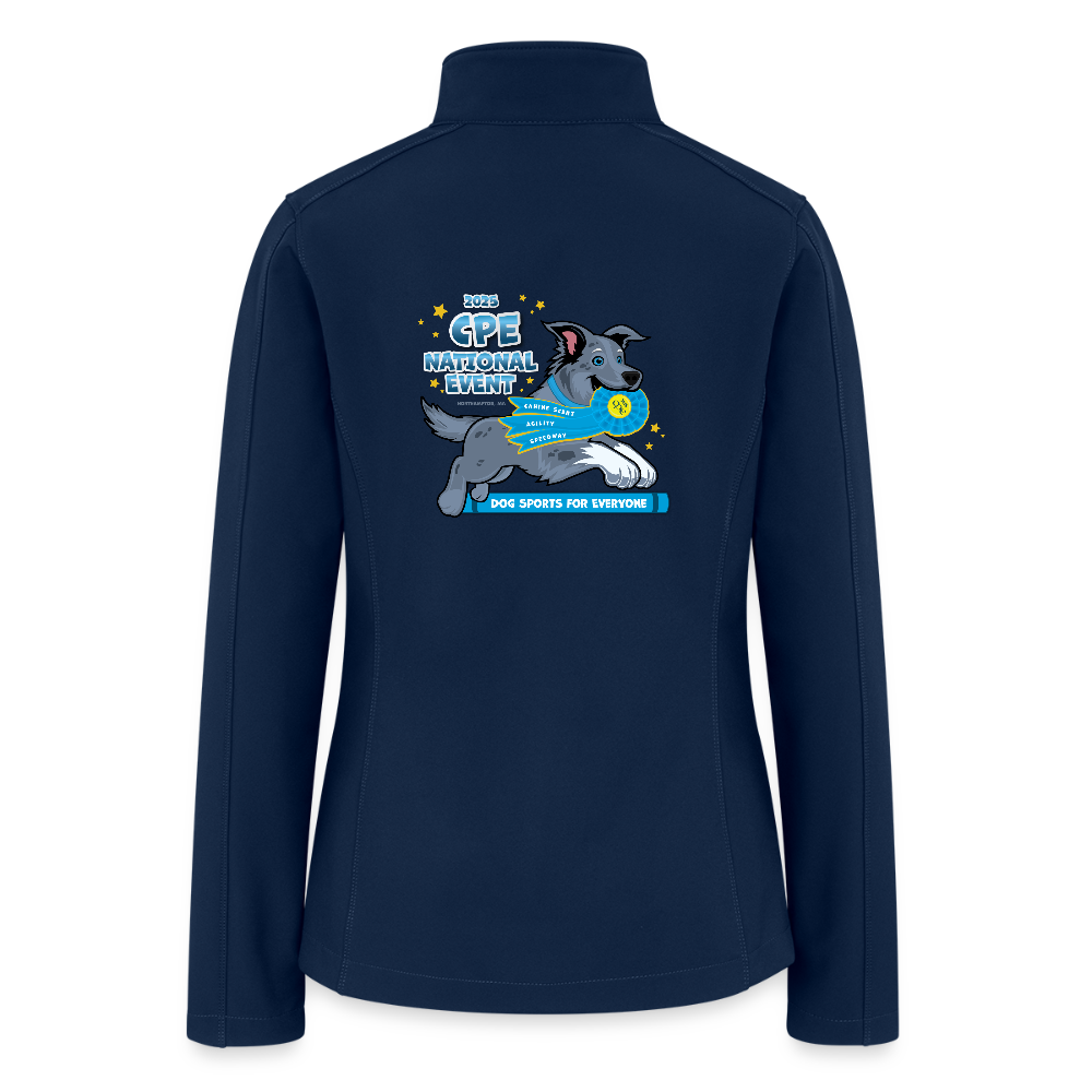 Team Pawley CPE 2025  Women’s Soft Shell Jacket - navy