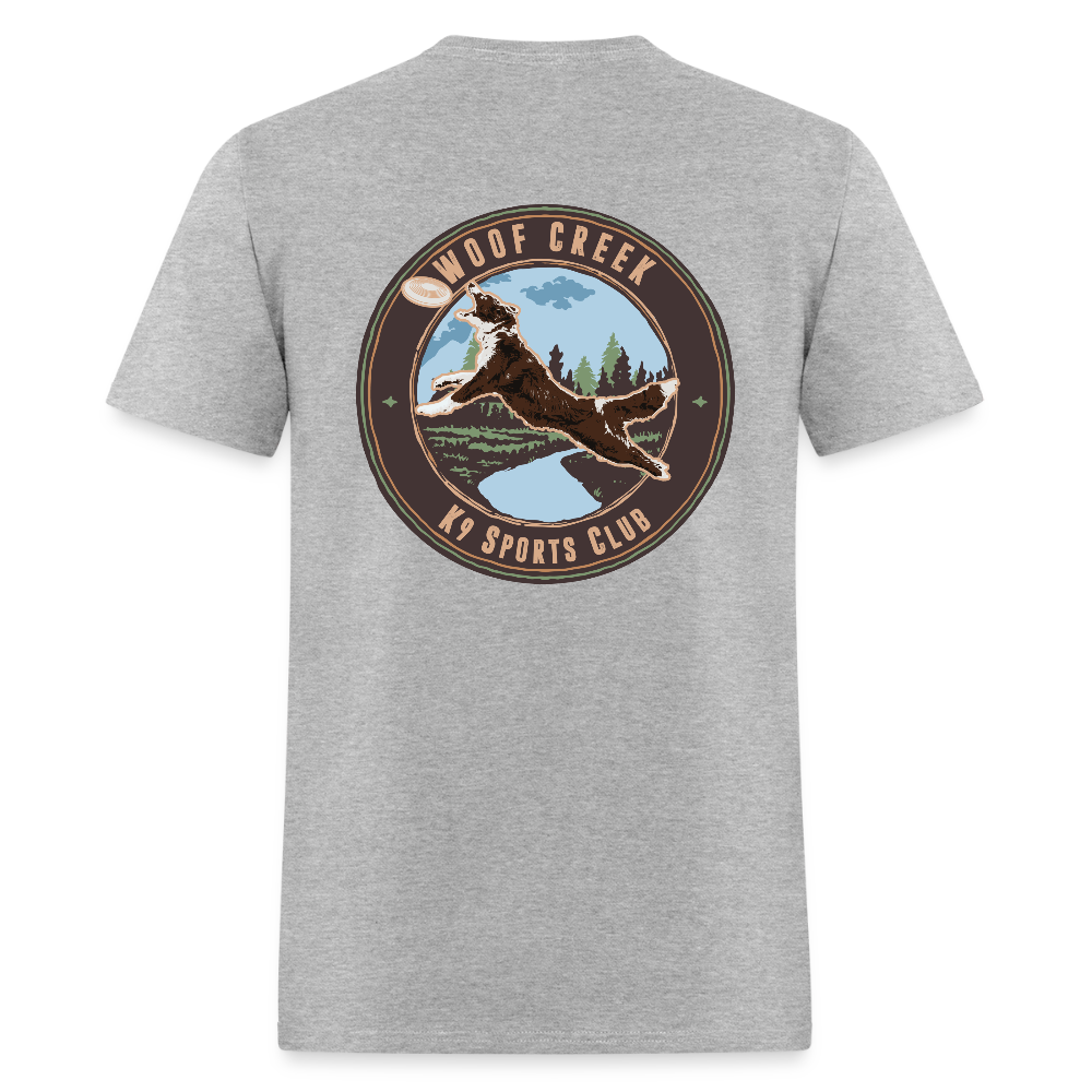 MONTY-  WOOF CREEK Unisex Classic T-Shirt - heather gray