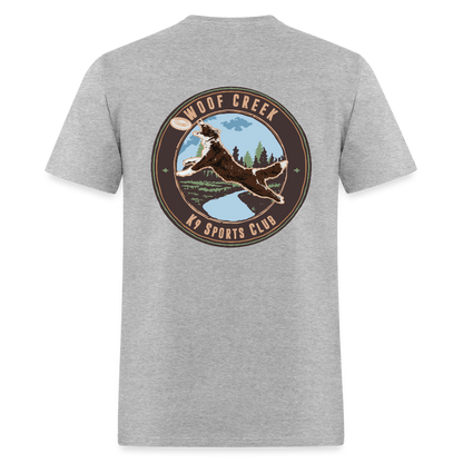 MONTY-  WOOF CREEK Unisex Classic T-Shirt - heather gray