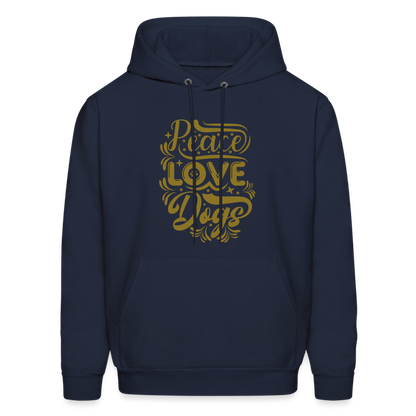 PEACE LOVE DOGS Hoodie - navy