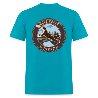 MONTY-  WOOF CREEK Unisex Classic T-Shirt - turquoise