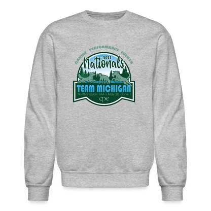 CPE TEAM MICHIGAN Crewneck Sweatshirt - heather gray