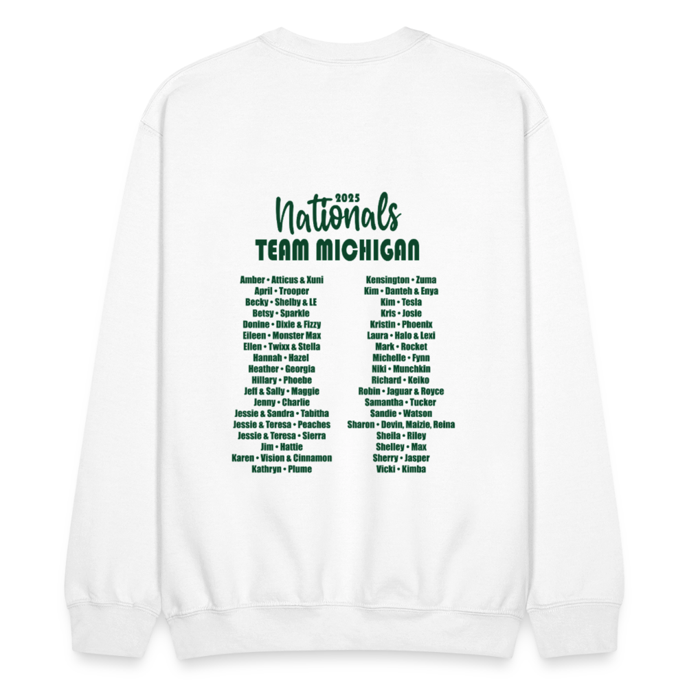 CPE TEAM MICHIGAN Crewneck Sweatshirt - white