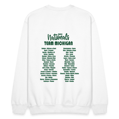 CPE TEAM MICHIGAN Crewneck Sweatshirt - white