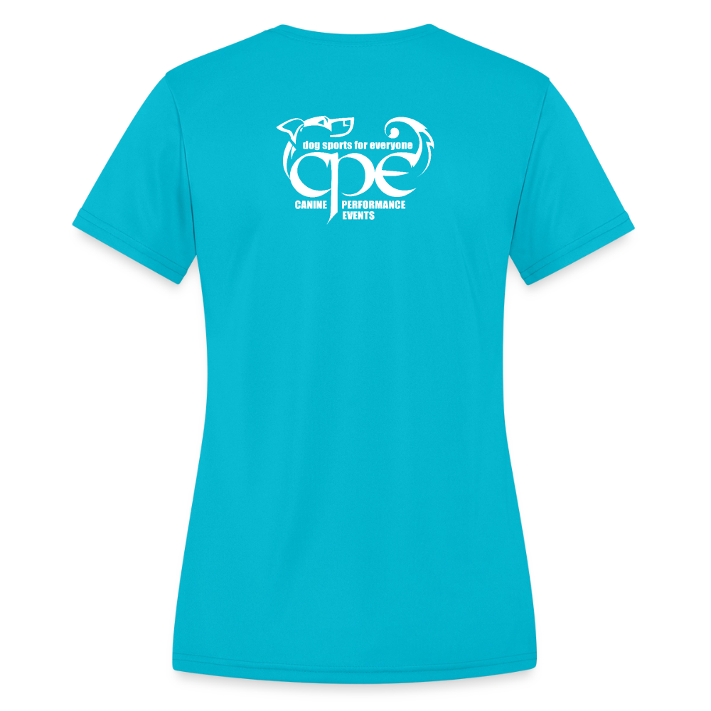 RUDY Women's Moisture Wicking Performance T-Shirt - turquoise