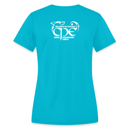 RUDY Women's Moisture Wicking Performance T-Shirt - turquoise