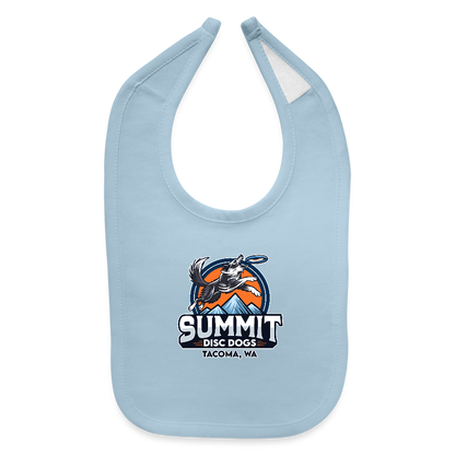 Sumit disc dogs Baby Bib - light blue