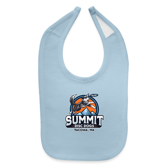 Sumit disc dogs Baby Bib - light blue