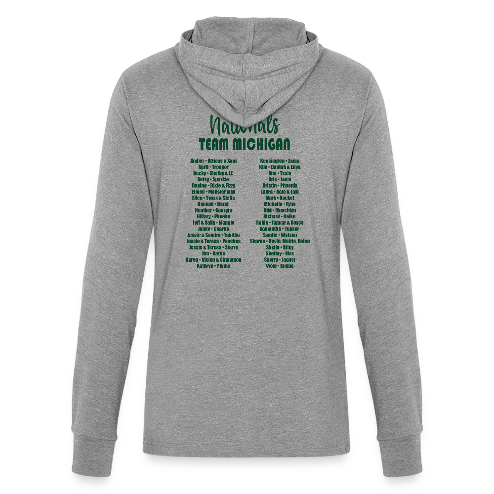 CPE TEAM MICHIGAN Unisex Long Sleeve Hoodie Shirt - heather grey