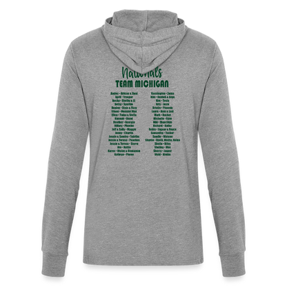 CPE TEAM MICHIGAN Unisex Long Sleeve Hoodie Shirt - heather grey