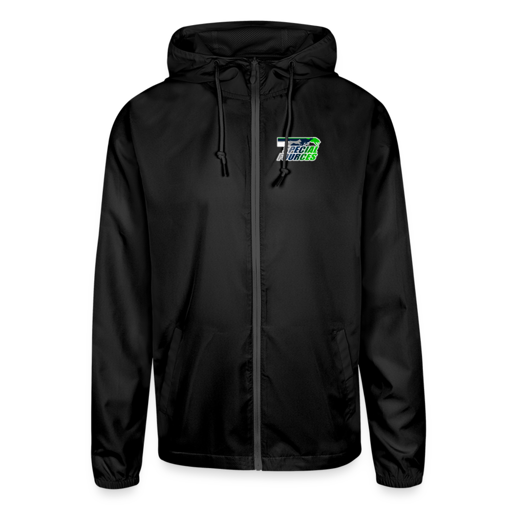 SPECIAL FORCES FLYBALL  Unisex Lightweight Windbreaker Jacket - black