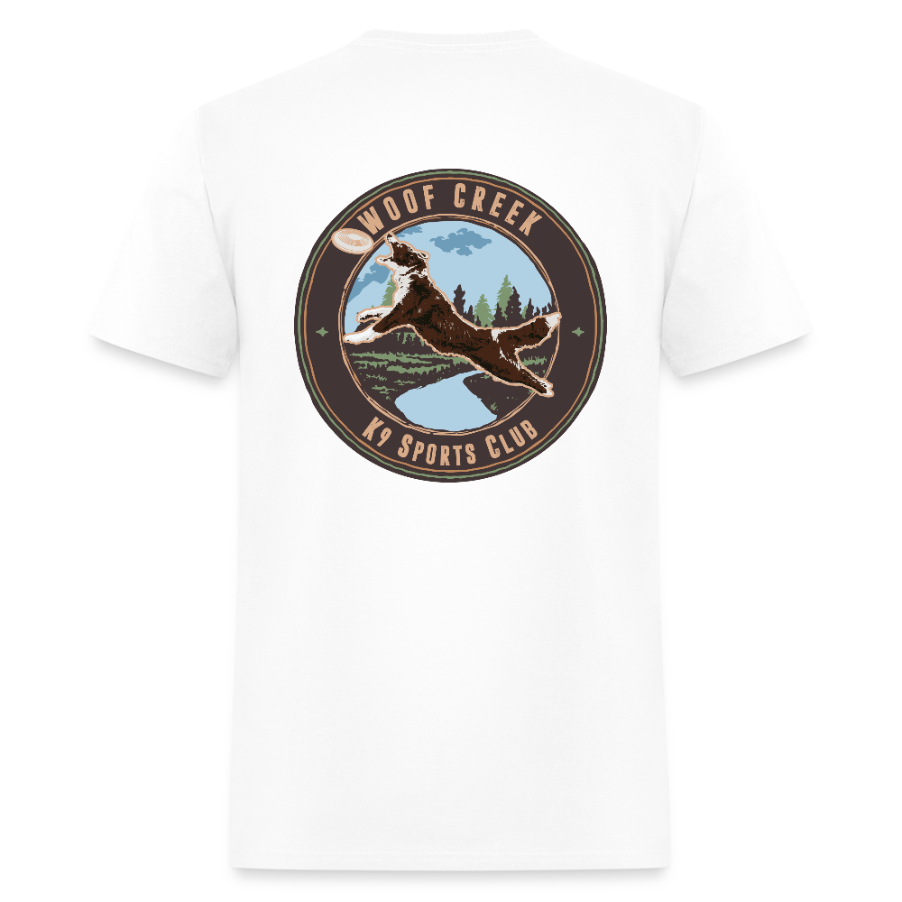 MONTY-  WOOF CREEK Unisex Classic T-Shirt - white