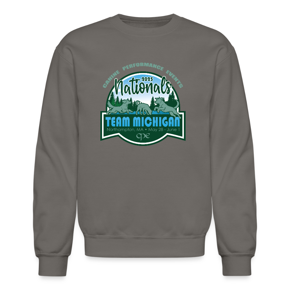 CPE TEAM MICHIGAN Crewneck Sweatshirt - asphalt gray